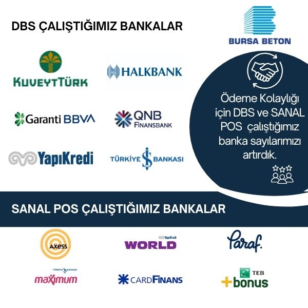 DBS ve Sanal POS Çalıştığımız Bankalar