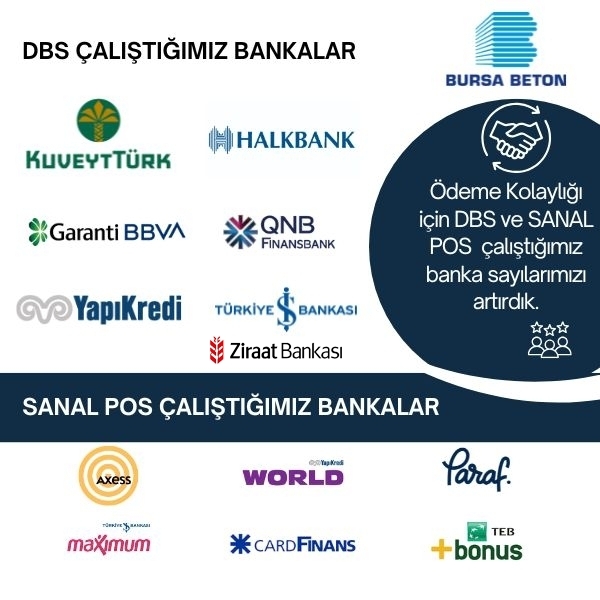 DBS ve Sanal POS Çalıştığımız Bankalar